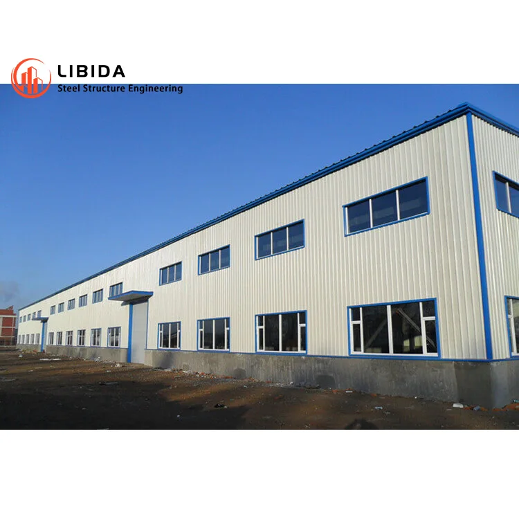 Wide Span Modular Prefabricated Steel Structure Frame Warehouse/Workshop/Plant for Factory Office House