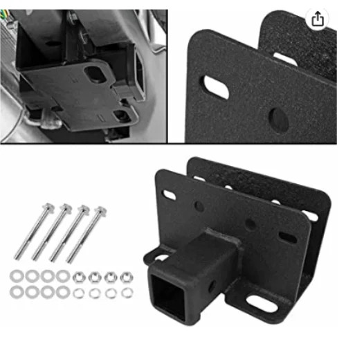 Black Powder Coated Finish Steel Off-road Trailer Hitch Receiver Kit Fits Ford Bronco