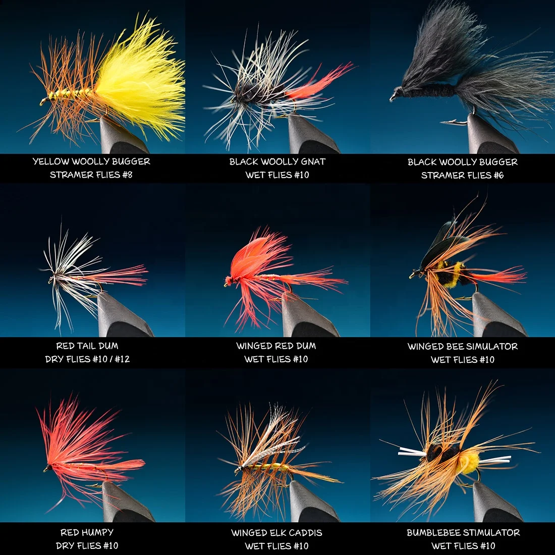 
Fly Fishing Flies Kit 120pcs Handmade Lures Dry/Wet Flies,Streamer, Nymph, Emerger with Waterproof Fly Box 