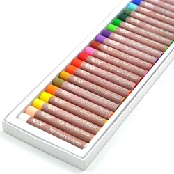 Sunny 25 colors oil pastels with high quality and non-toxic, soft wax crayons for kids