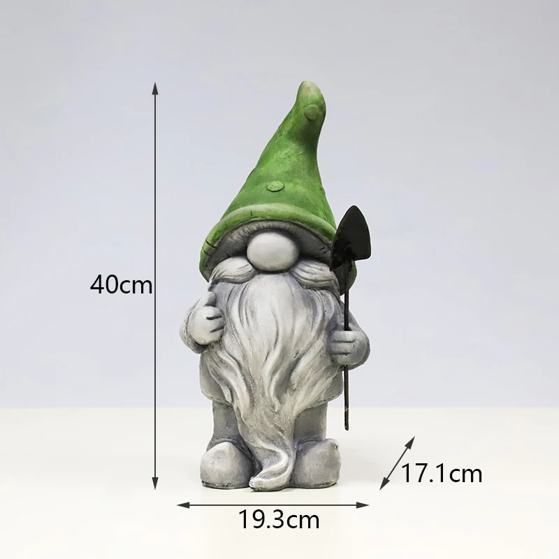Redeco Wholesale Classic Magic Gnome Magnesium Oxide Gnome Doll Magnesia Crafts For Gifts Home Garden Decor
