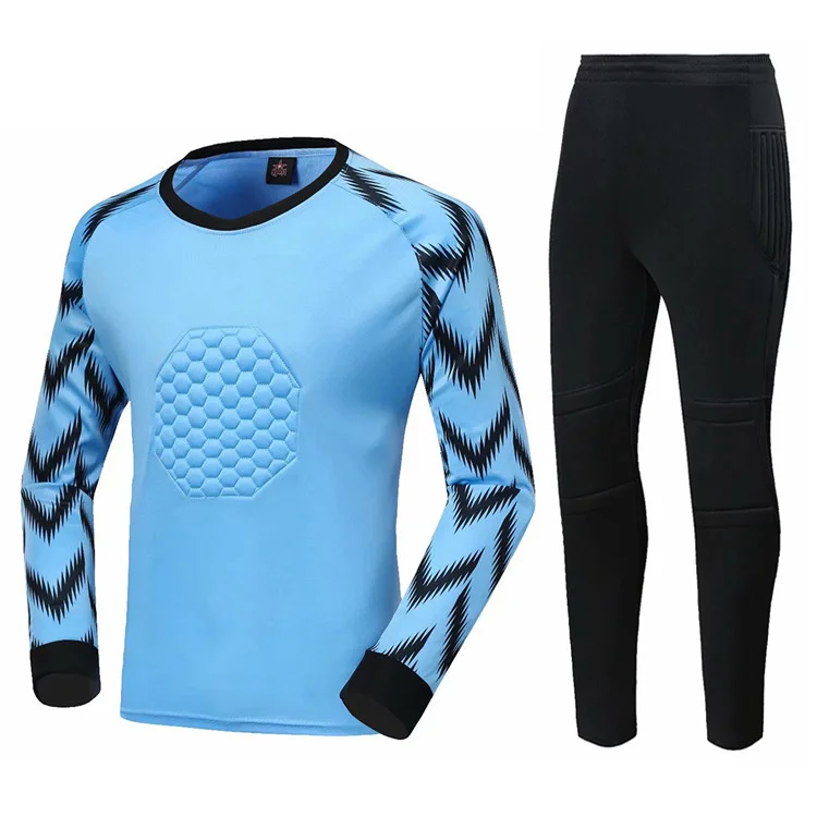 Custom Printing Goal keeper Soccer Training Set Design Long Sleeve Goalkeeper Goalkeeper Jersey