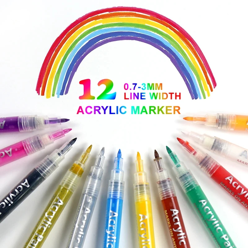 Набор маркеров для перманентного искусства