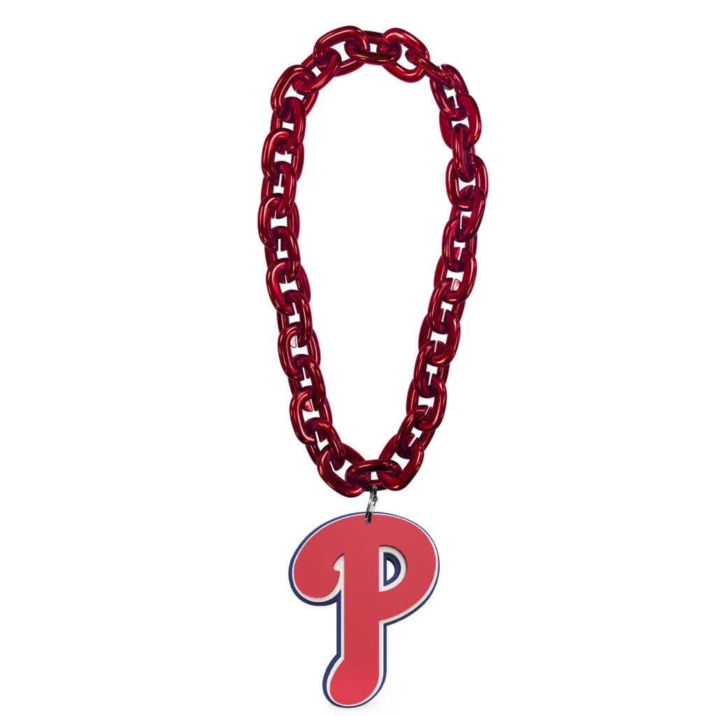 Customized Sports Teams Logo Football Baseball Superfan Fanfave NFL MLB Chain Oversized 3D EVA Foam Fan Chain Necklace