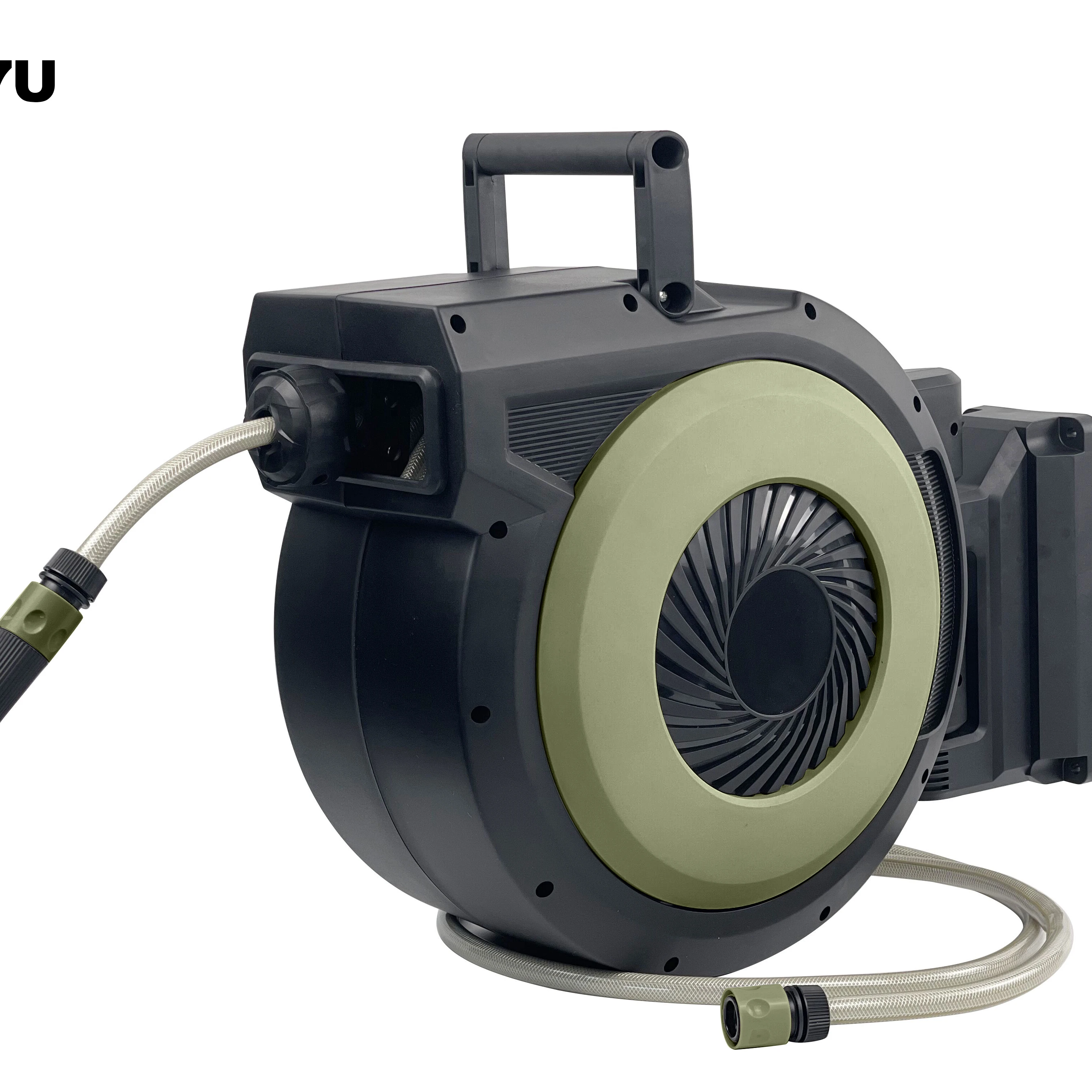 2023 new brand 35m Garden Hose with 9 Pattern Spray Any Length Lock Auto Rewind Wall Mounted water hose reel