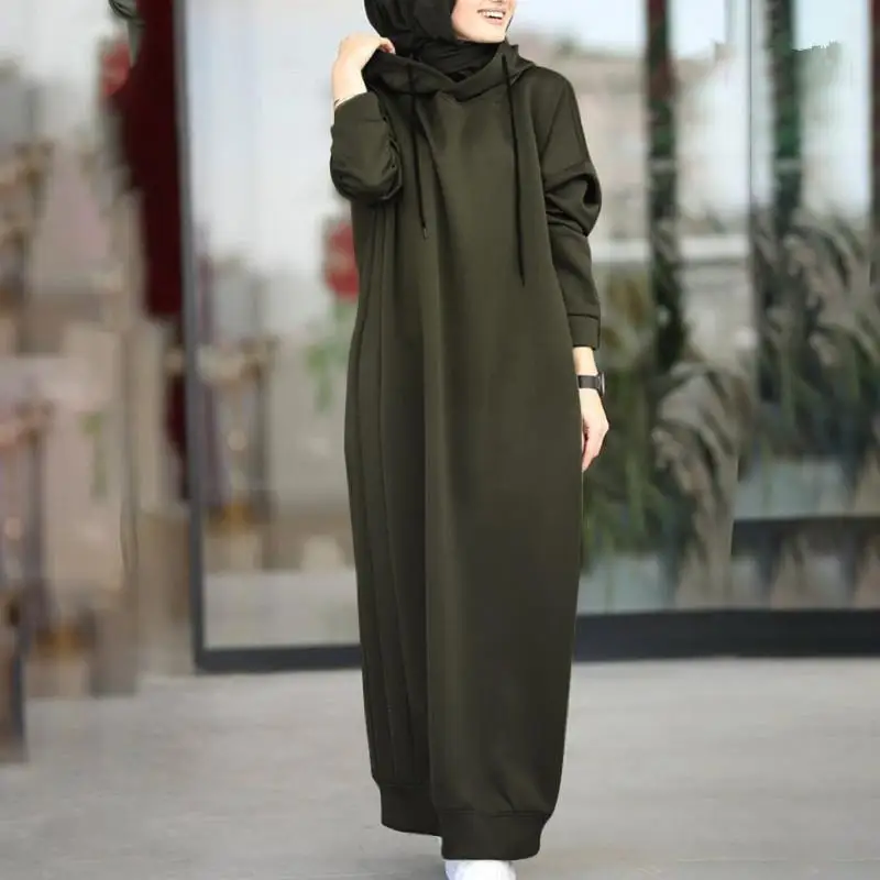 2024 New Arrival Reasonable Price Sweet Cute Mid Length Cotton Hoodie Casual And Activewear Women Muslim