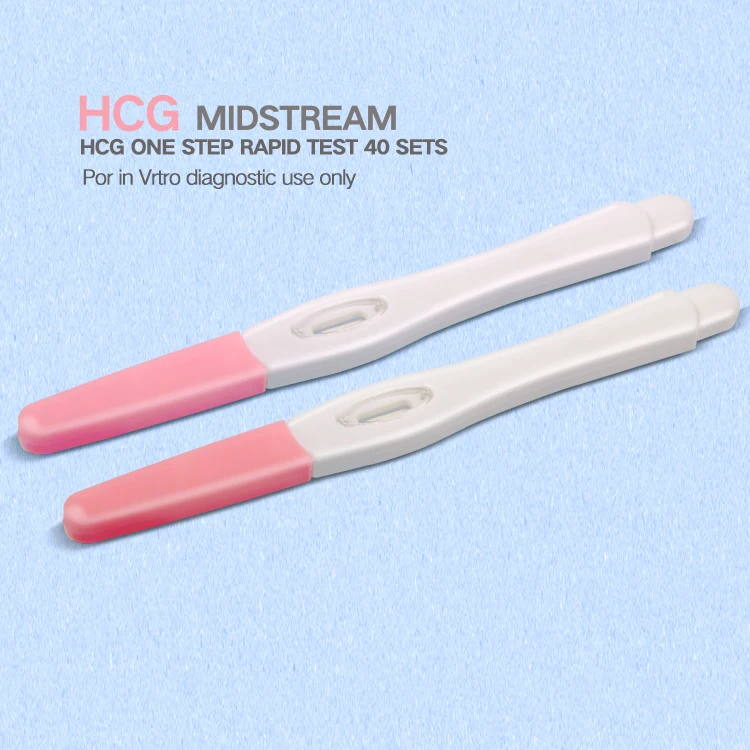 HCG Test Products Rapid Early Pregnancy Tests CE ISO Urine Hcg Midstream Pregnancy Test Pen Kit