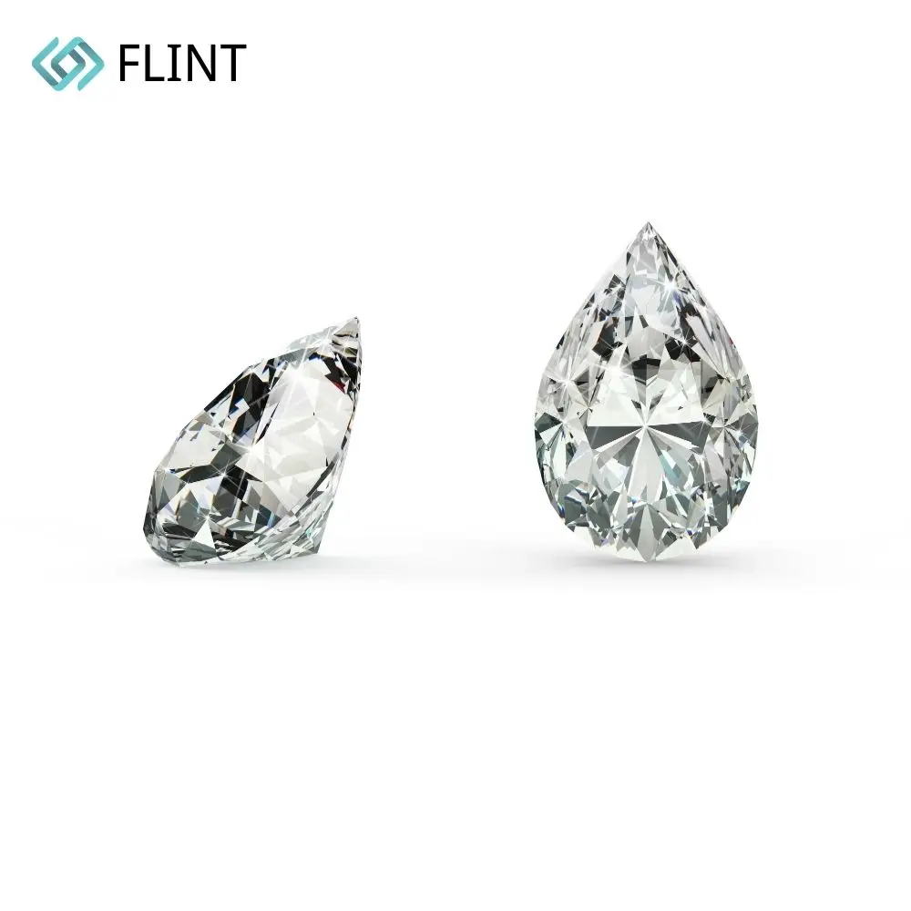 FLINT Wholesale Sale D/E/F Color 1 Carat to 2 Carat CVD and Hpht Lab Grown Diamonds Price Per Carat