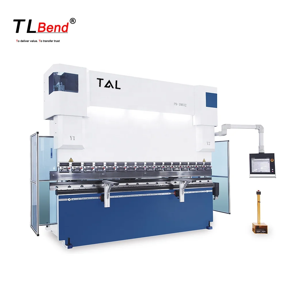 TLBend Brand CNC DA53T 4+1 axis 125t 100 ton cnc press brake 3200mm