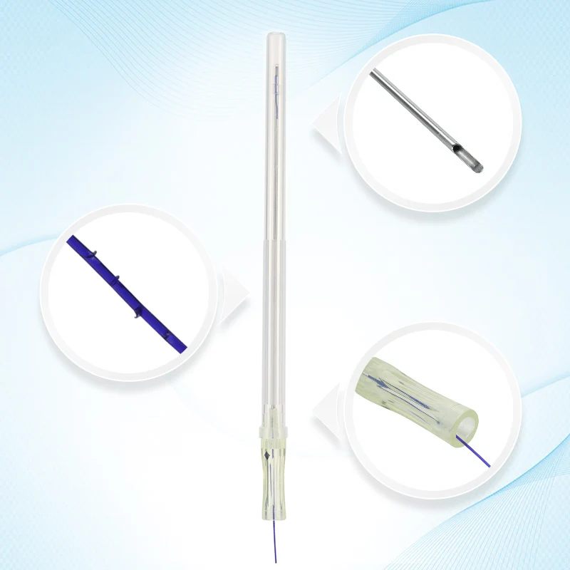 Yastrid new collection non plastic surgical Pdo/pcl cog thread 4d 6d 8d barbs thread V shape face lifting thread 19g 100mm 120mm