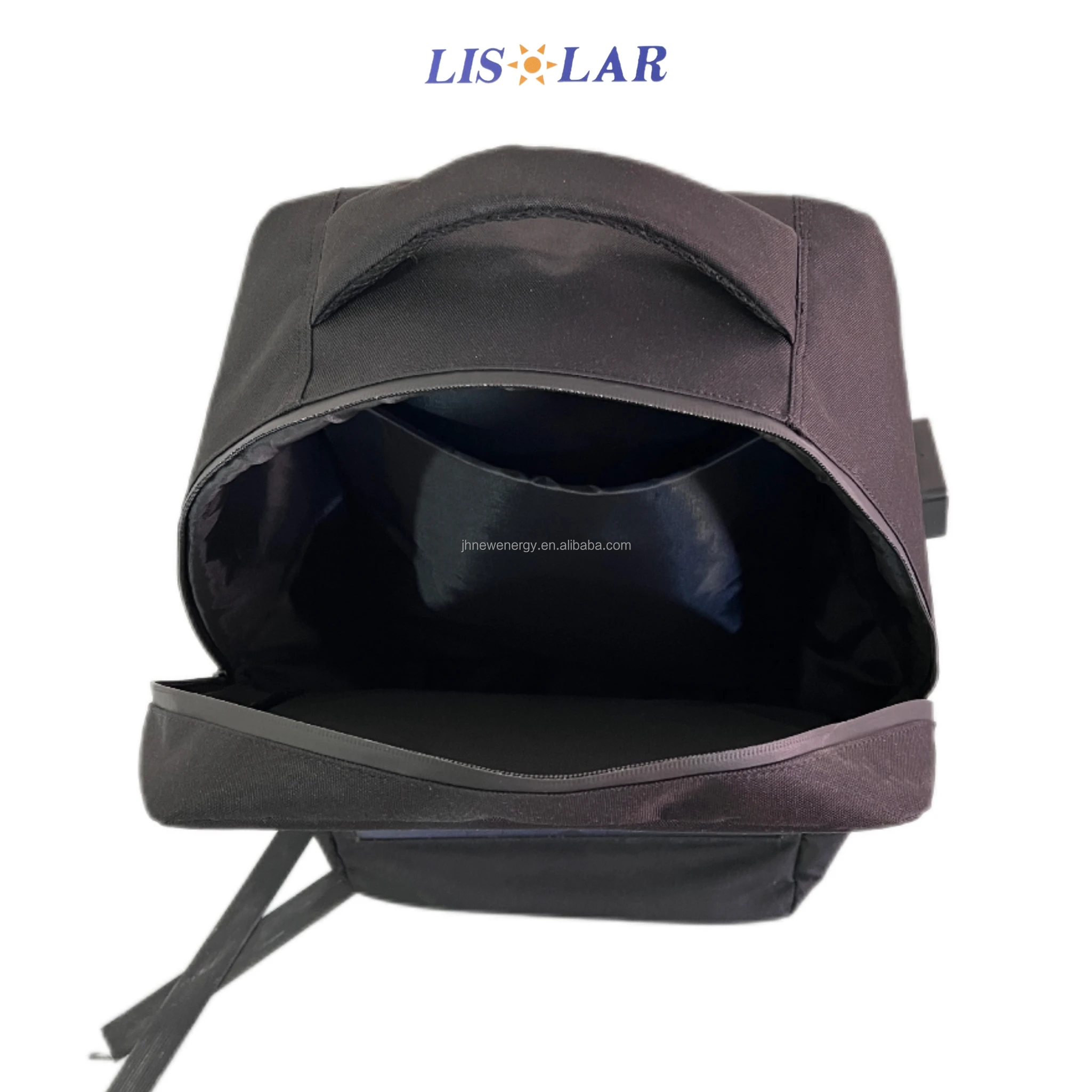 Good Price Good Quality Factory 60L Solar Backpacks 15W Solar Panels DUAL USB for phones, Laptops with  Water-resistant Zipper