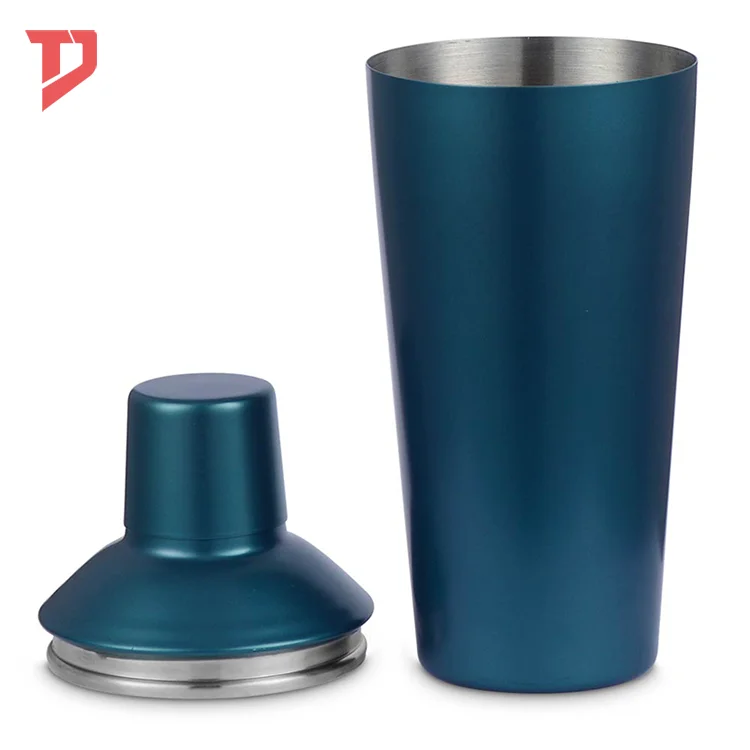 Барный инструмент 500 мл с логотипом под заказ медная Золотая бутылка из нержавеющей стали шейкер для коктейлей