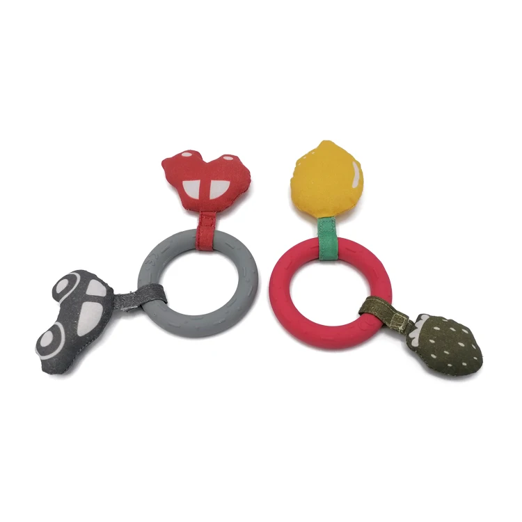 Fabric Woven Fun Latex Bracelet Puzzle Simulation Round Baby Tooth Glue Toy