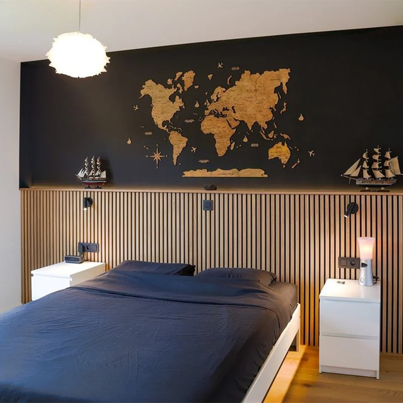 New Color Akupanel Acoustic Panel Wooden Wood Acoustic Slotted Wall Panels