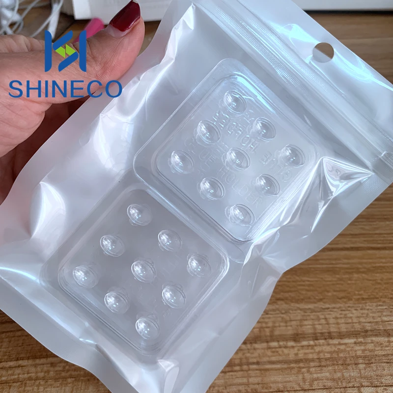 Transparent PET Glue Gasket Flower shape Glue Pad For Eyelash Extension False Eyelashes Glue Holder Adhesive Pallet Tools