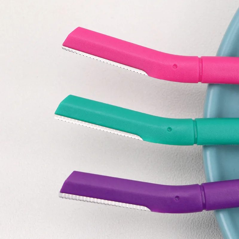 Woman Facial Razor Device Hair Remover Tool Derma Eyebrow Razor Biodegradable Eyebrow Trimmer for Women