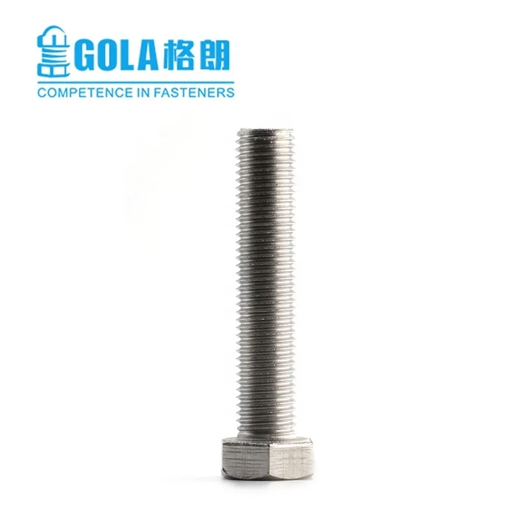 Stainless Steel 304 SS316 M8 M10 M12 M16 M20  DIN933 Hex Bolt