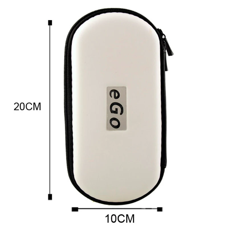 Оптовая продажа индивидуальный жесткий кожаный чехол на молнии для электронной сигареты eGo