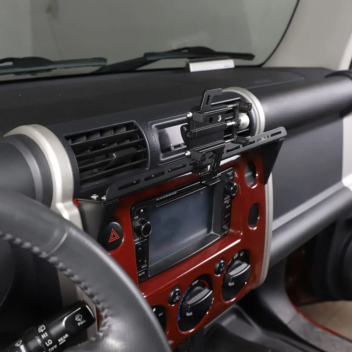 Central Control Air Vent  Car Instrument Penal Track Multi-functional Mobile Phone Holder for FJ To-yo-ta