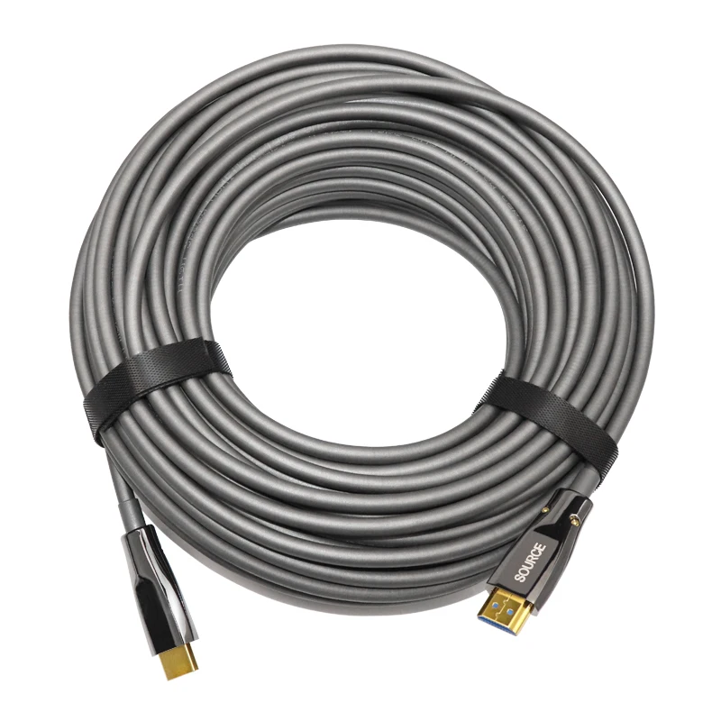 
1.5 3 5 10 15 25 Meters 20 30 40 50 100 M Price Lead Camara Hdmi 48 Gbp Fiber Reel Cable For 8K 60Hz 