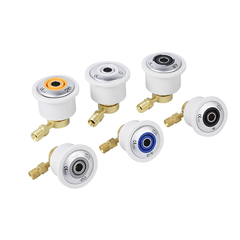 Non-flammable ICU BHU socket plug oxygen gas outlet central station delivery system