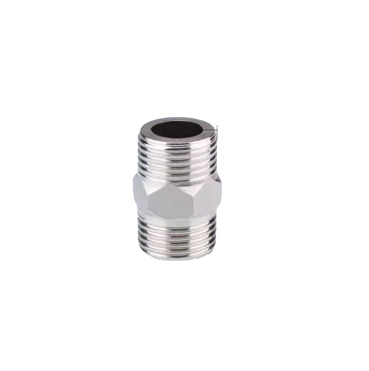 Stainless Steel Pipe Fittings  Male Thread Reducer Straight Adapter   Pipe Fittings Bspt Stainless   Fuel Pipe Joint