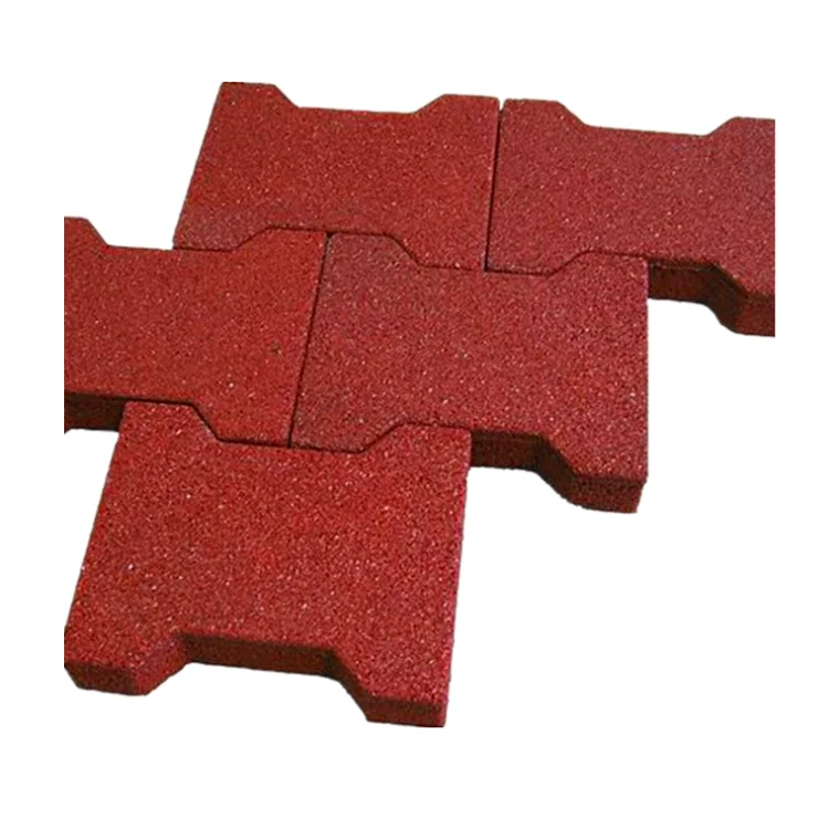 
Equine interlock Horse Barn dogbone Rubber Paver flooring Tile 