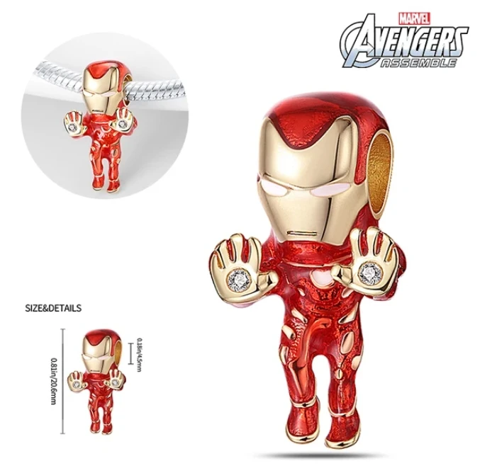 Wholesale of Pan dora er  high-end jewelry and Marvel series anniversary charm pendants by Thai factories