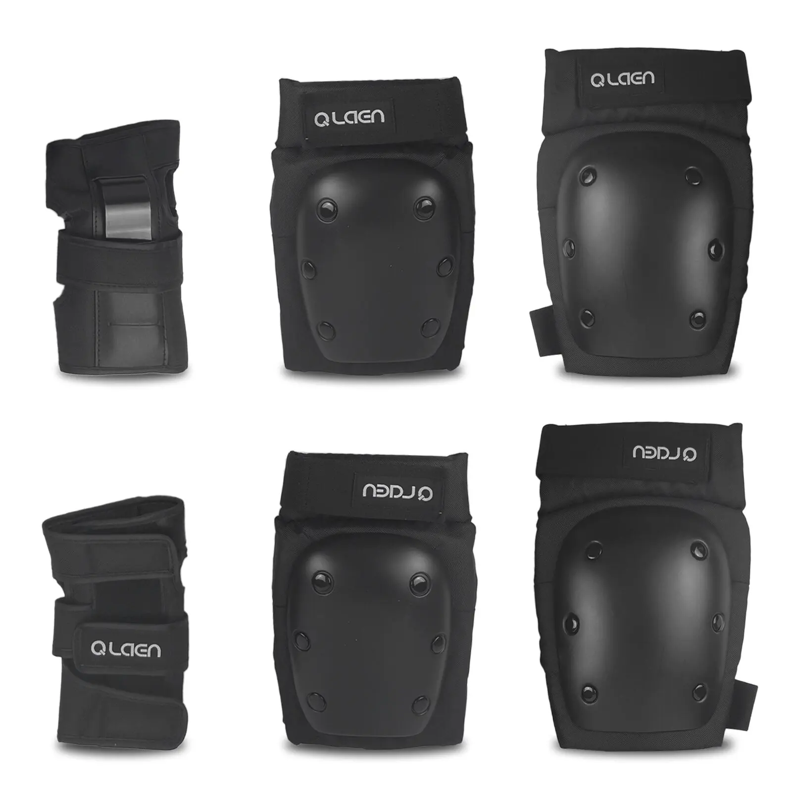 Skate Board Skate Shoes Skating Roller Skate Protection Three In One Knee And Elbow Pads Glove Set