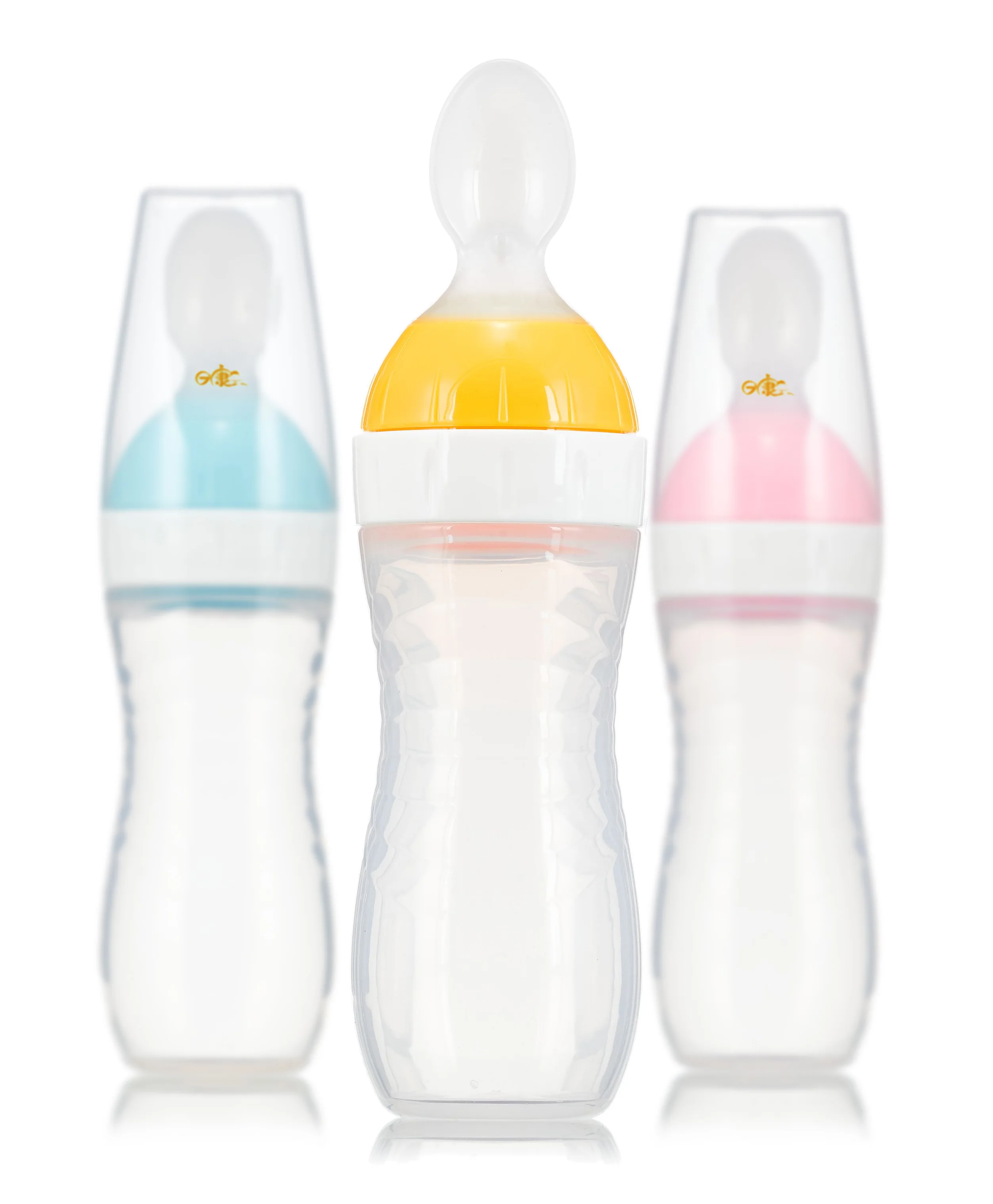 Детские носки для новорожденных и детей ясельного возраста силикагель бутылочка для кормления ложка пищевая добавка; Рис; Зерновые ложка бутылка обучение Фидер RK-3771