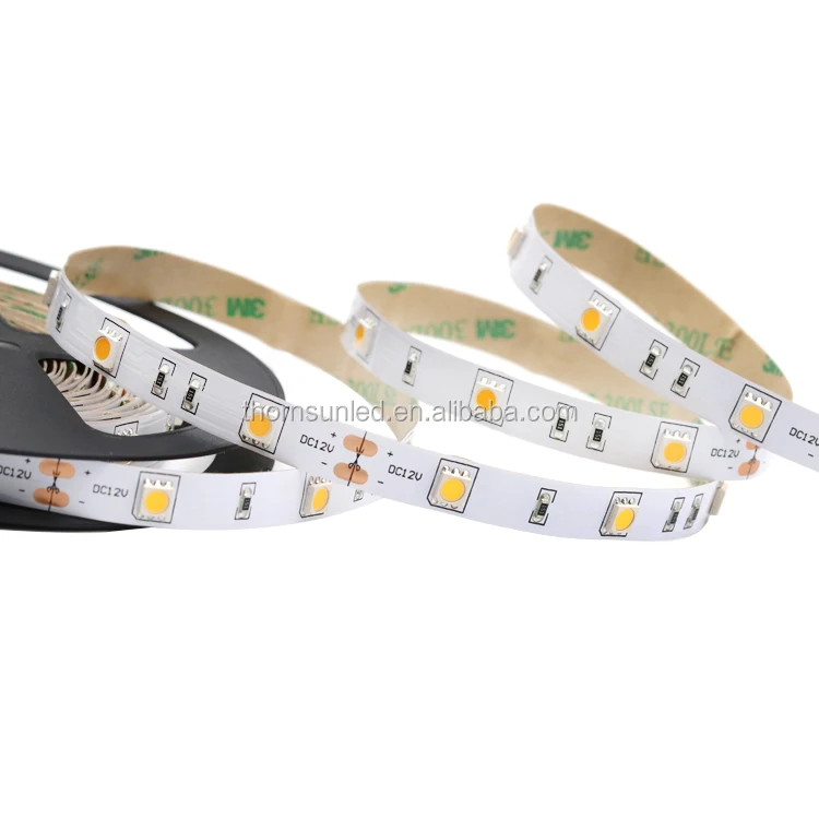 
non-waterproof ip20 indoor led strip smd5050 12v led strip light for decoration 