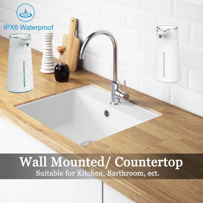 New Design Rechargeable Bathroom Automatic Touchless Sensor Foaming  Liquid Soap Dispenser Wall-Mounted Soap Dispenser