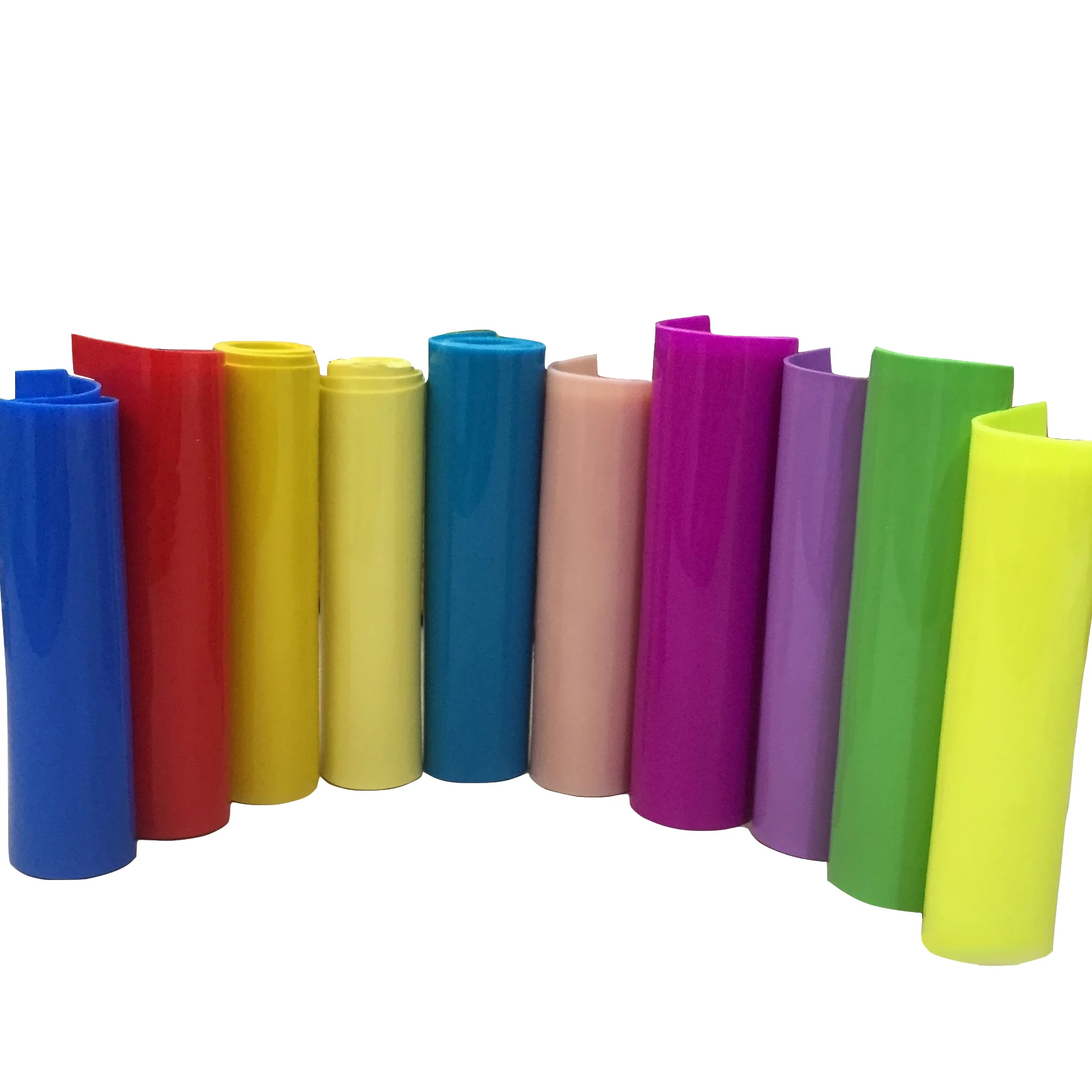 
1.0mm thickness Transparent glossy colored soft PVC film 
