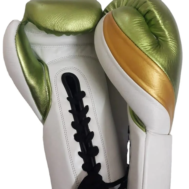 Leather Boxing Gloves for Training Muay Thai Fighting Kickboxing Sparring EGO Punch Bag and Focus Pads