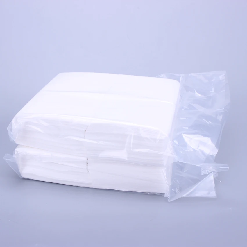 Industrial Cleaning Lint Free Disposable 4x4inch White Dry Nowoven Clean Room Polycellulose wiper 0604 Cleanroom Paper Wipes