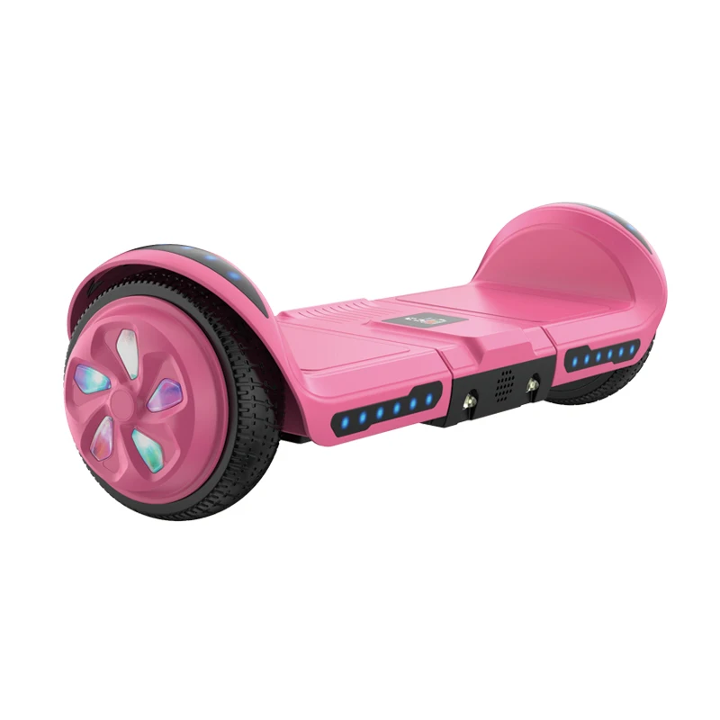US stock 300w electric scooter go kart 2 wheel hoverboard with speaker 6.5 inch pink hoverboards for sale