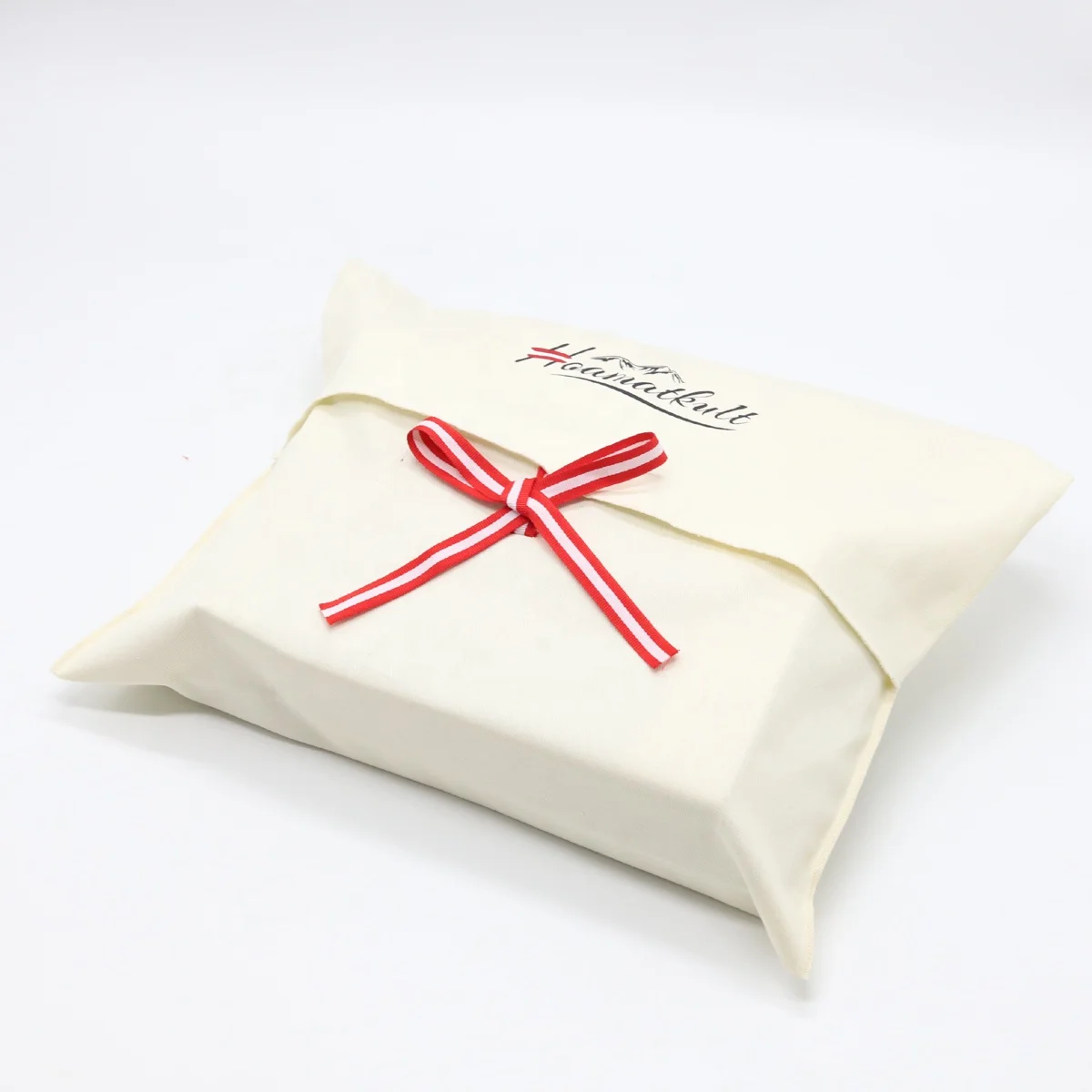 Eco-Friendly Crude Twill Cotton Envelope Gift Pouch Beige Large Shoe Dust Bag Envelope Coton Dust Packaging Bag