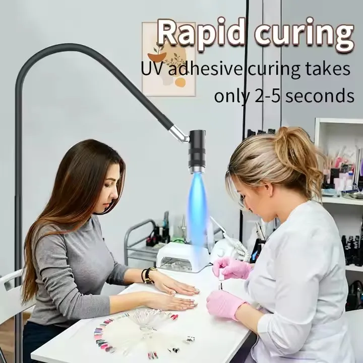 Eyelash Nail Uv Glue Quick Drying Lamp Features An Efficient 6W Power For Quick Curing Foot Switch Design