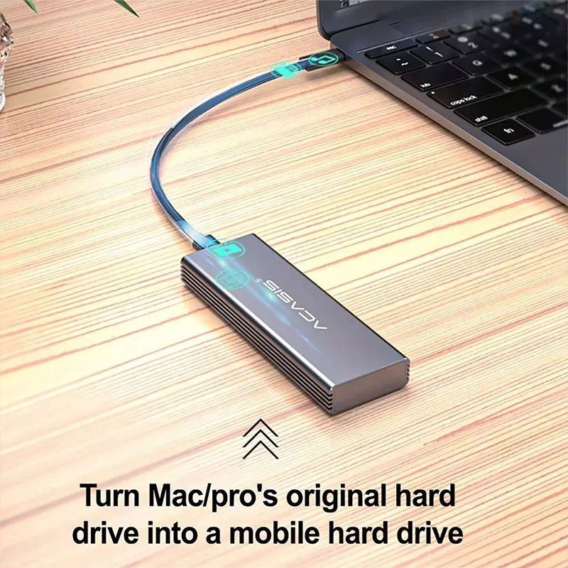  Корпус внешний ACASIS USB3.1 NVME M.2 SSD для Apple Flash MacBook