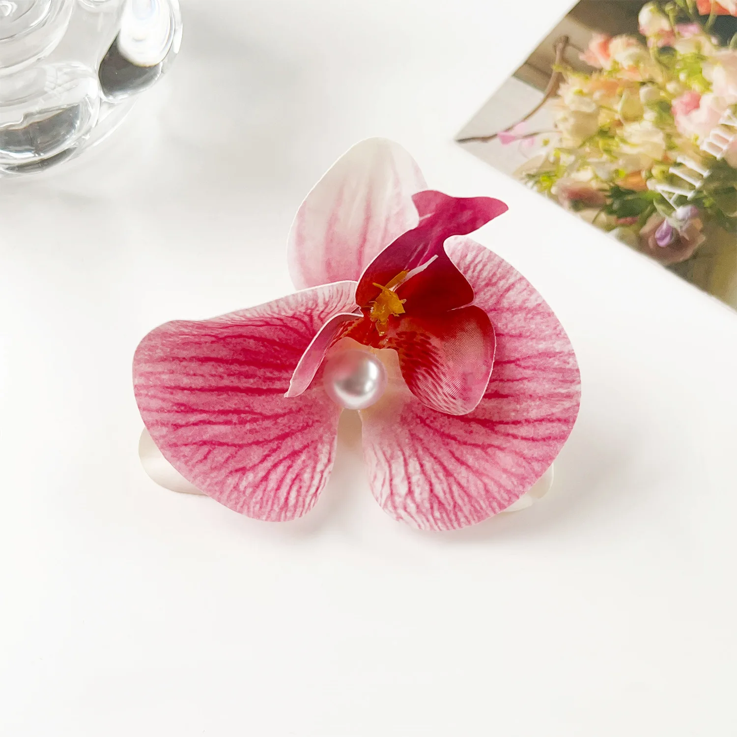 New Arrival 3D Flower Pearl Hair Clip Romantic Chic Girl Butterfly Bow Hair Clip for women