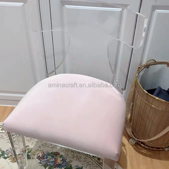 Поделки Амина акриловый прозрачный пластиковый обеденный стул