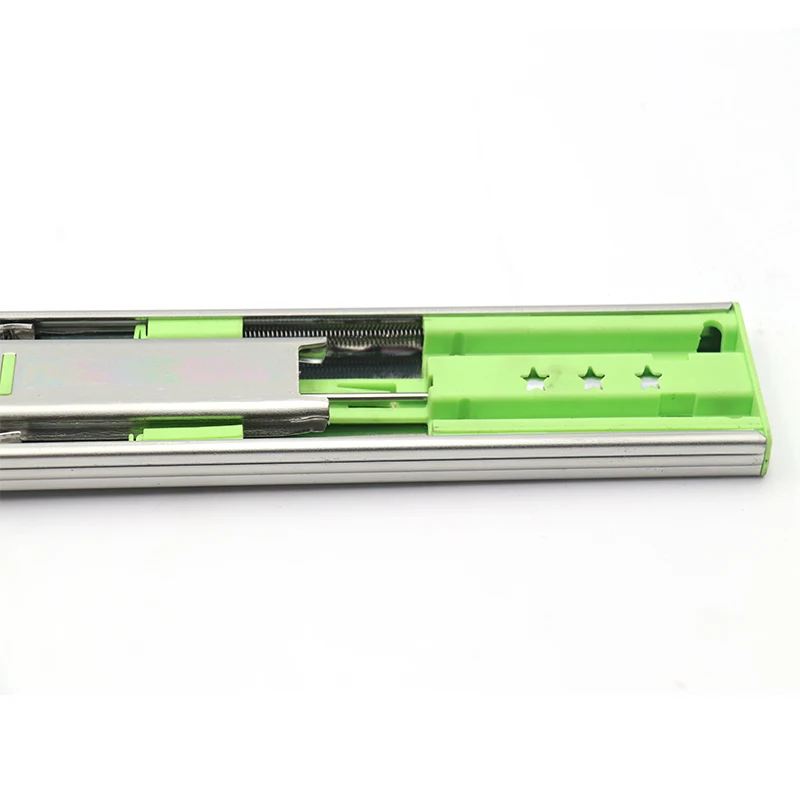45mm Width Telescopic Channel Cheap Furniture Soft Close Slide Cabinet Concealed Hydraulic Drawer Sliders