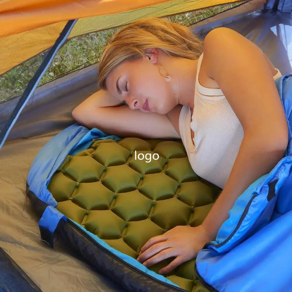 Lightweight Outdoor Hiking Ultralight Sleeping Air Pad, Ultralight Insulated Inflatable Camping Mat Sleeping Pad