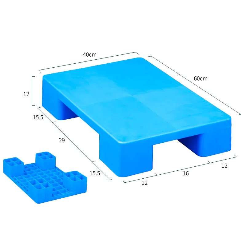 High Quality HDPE Mini Pallet Single Faced Euro Style for Supermarket Warehouse Storage Small Size Flat Surface Wholesale