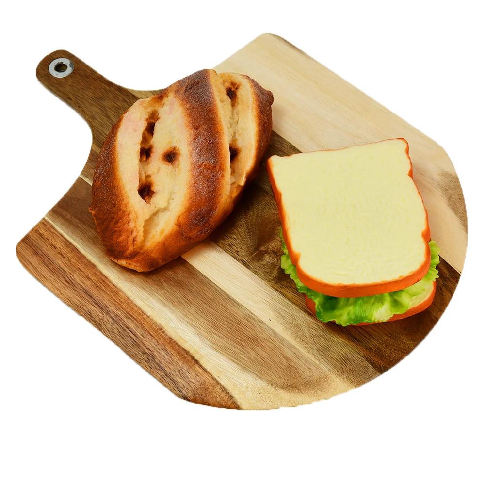 Wooden Pizza Peel - Large Acacia Wood Paddle Board for Serving Pizza