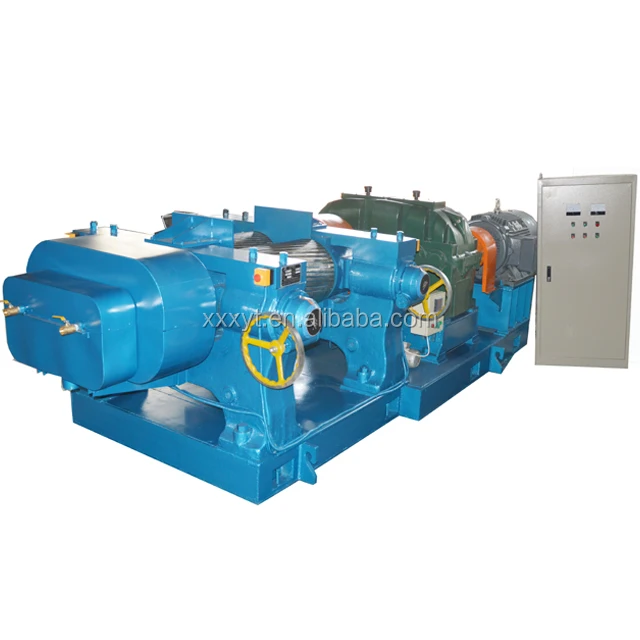 XKP-610 Waste Rubber Cracker Mill / Rubber Crushing Equipment