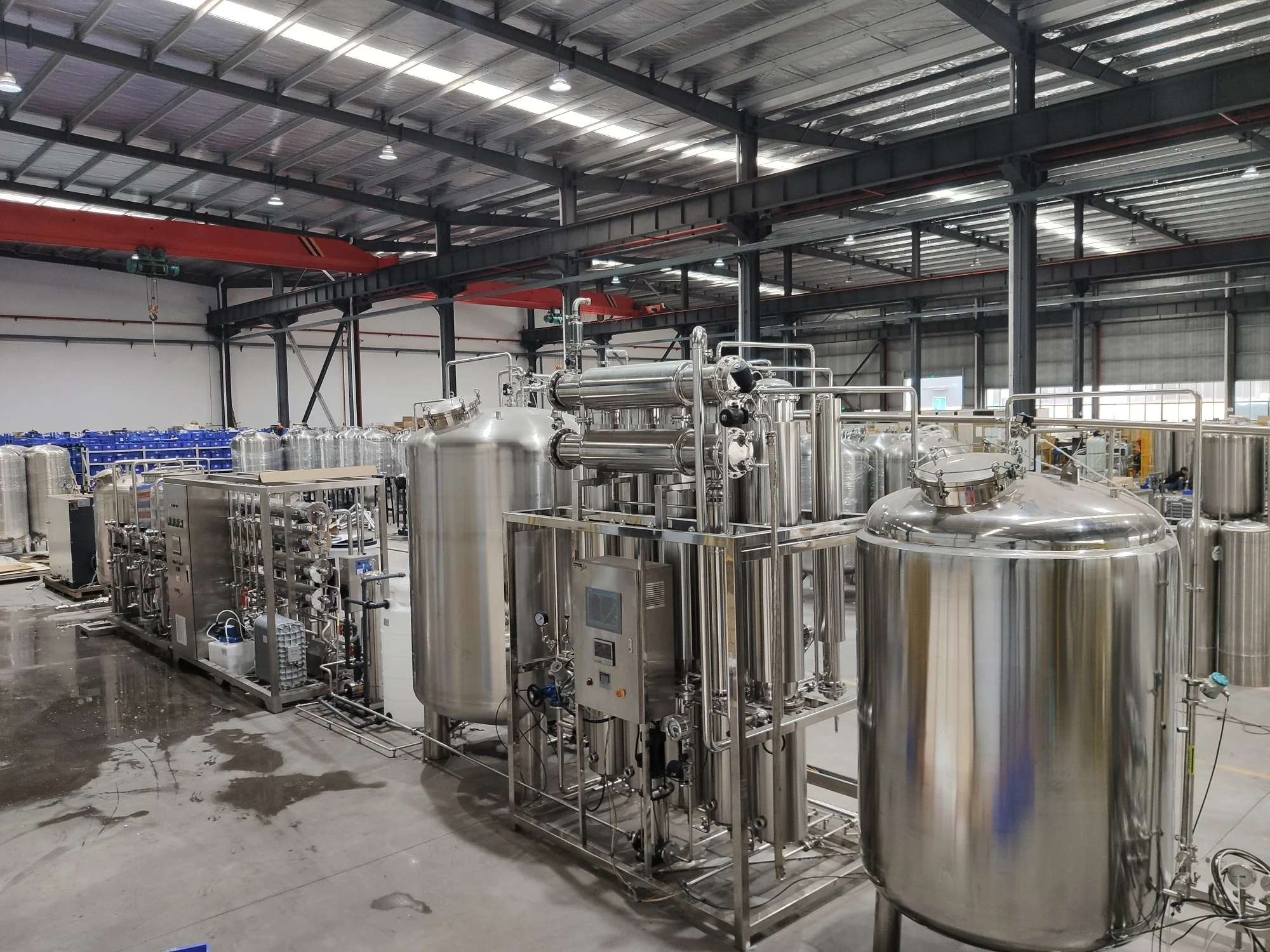 GMP standard Pharmaceutical Purified RO EDI Water Treatment Plant