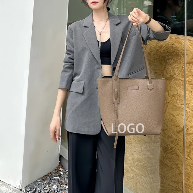 Classic genuine leather ladies shoulder tote bags Trend Fashion Custom large-capacity Wholesale designer luxury brand handbag