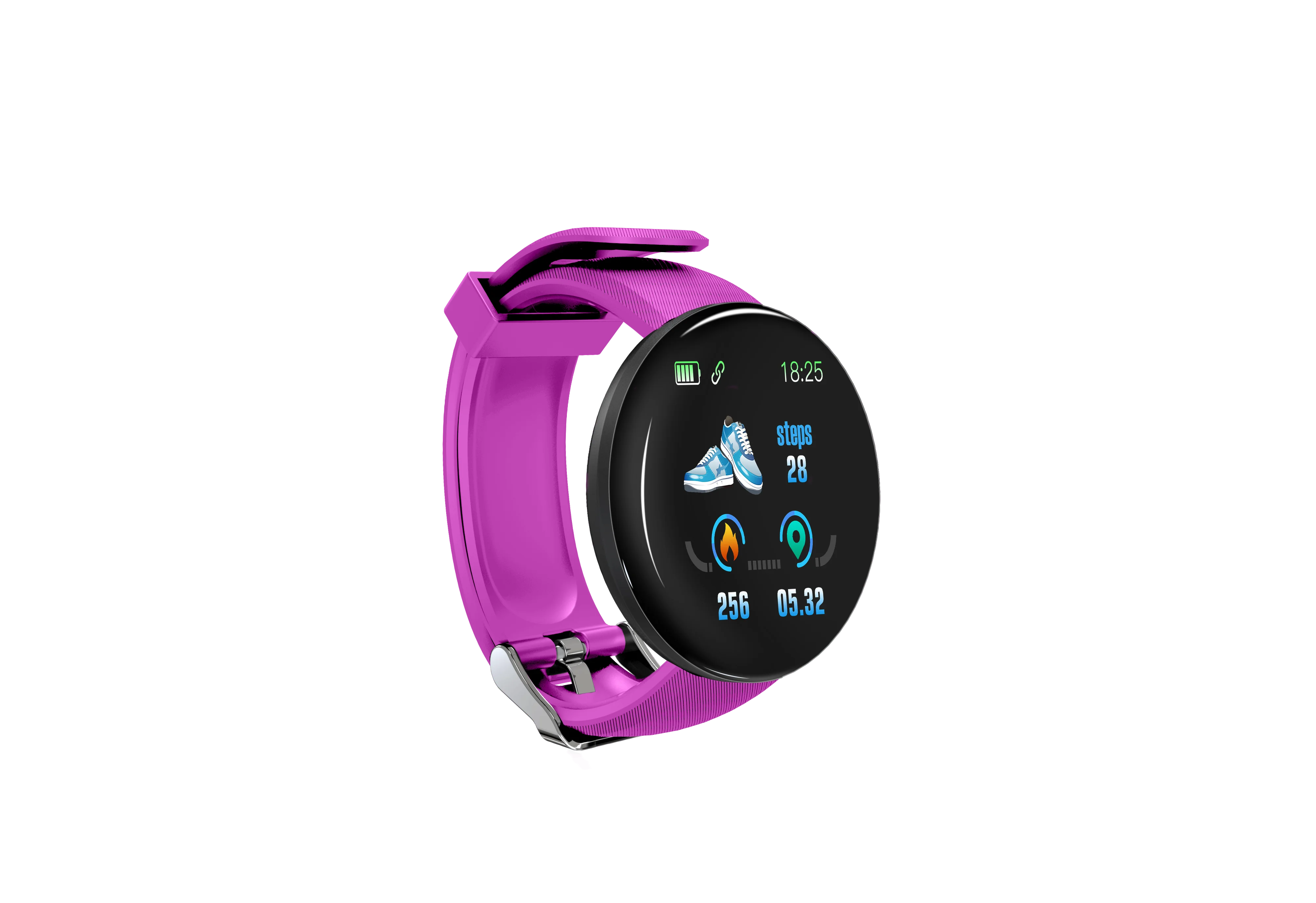 OkyRie Heart Rate Blood Pressure Color Screen Waterproof Sport Wristband Fitness Tracker smart watch D18 Smart Bracelet