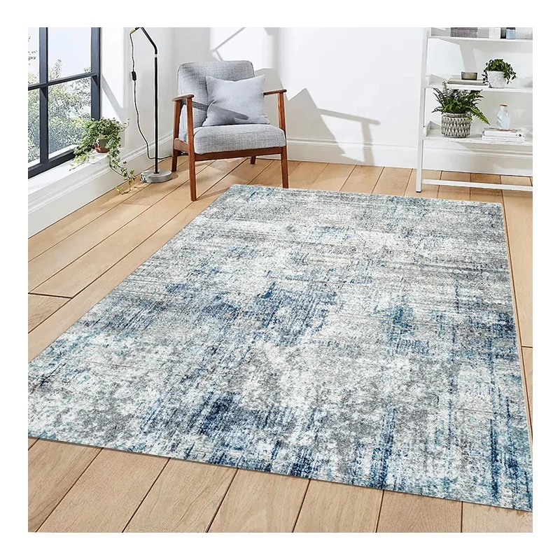 Chenille printed carpet 3D rugs Persian design carpet for living room